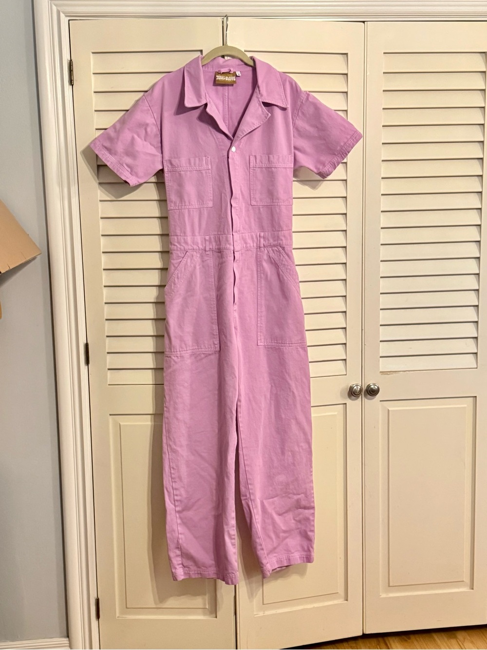 Big bud press Short sleeve jumpsuit Lilac